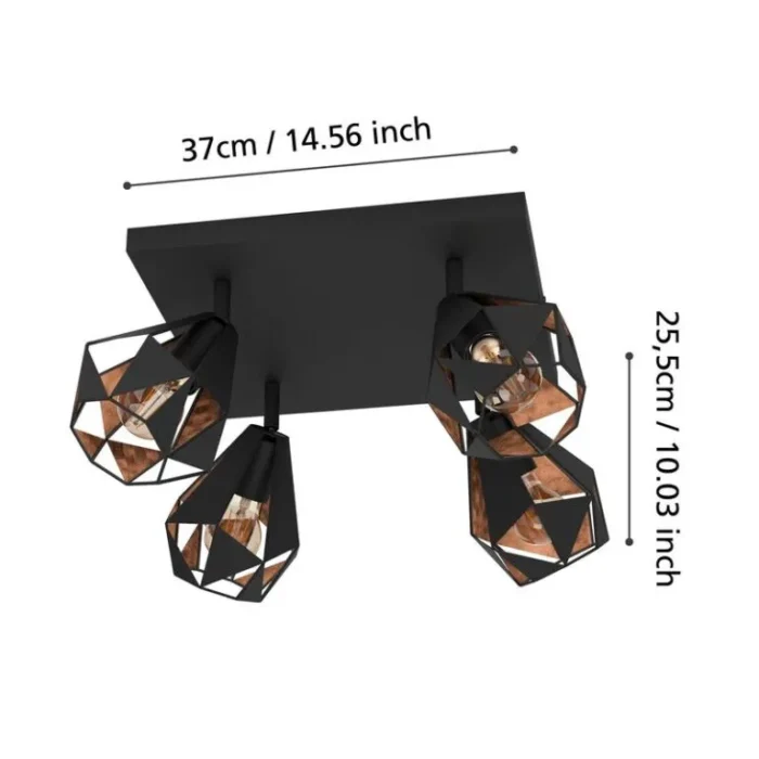 CARLTON 7 SPOT LAMPA 43718 EGLO - Image 3