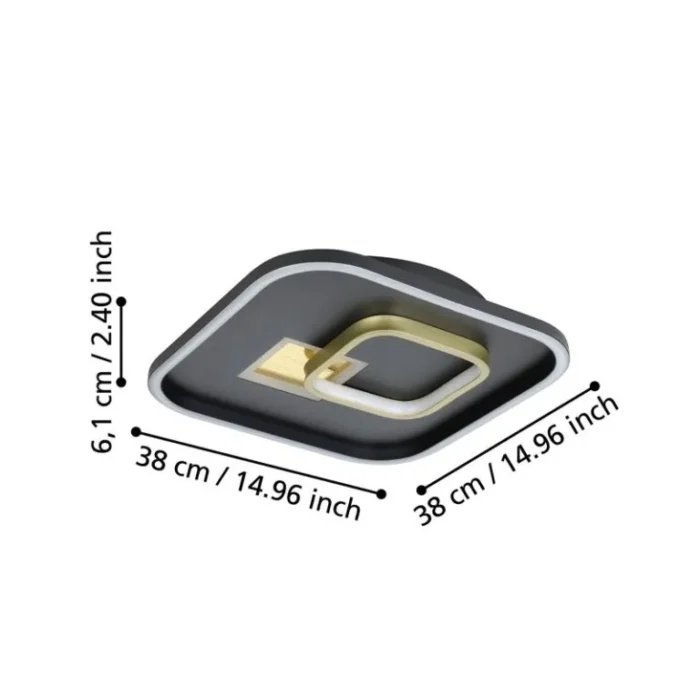 TIRIOLO 901245 LED PLAFONJERA EGLO - Slika 3