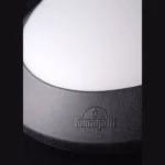 BERTA 275mm CRNA ZIDNA/PLAFONSKA LAMPA IP66 1xE27 FUMAGALLI - Image 2