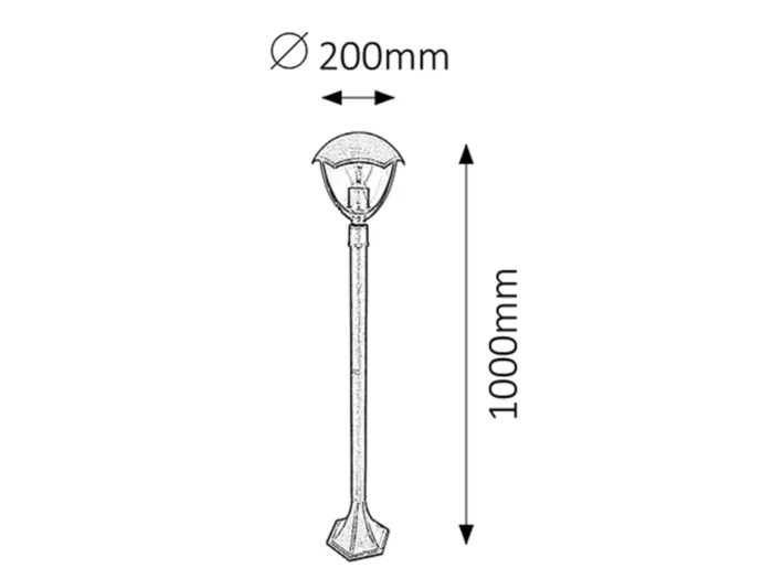 SPOLJNA ZIDNA LAMPA MIAMI 8674 RABALUX - Slika 3