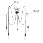 VISILICA OLIVER A110-5 GLOBO LIGHTING - Slika 7
