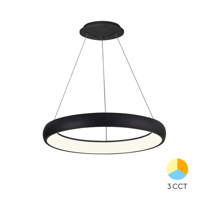 BRY-BELLA-MLP-PD-OKRUGLA-CRNA-46W-3U1-IP20-LED VISILICA BH17-03481 BRAYTRON - Slika 1