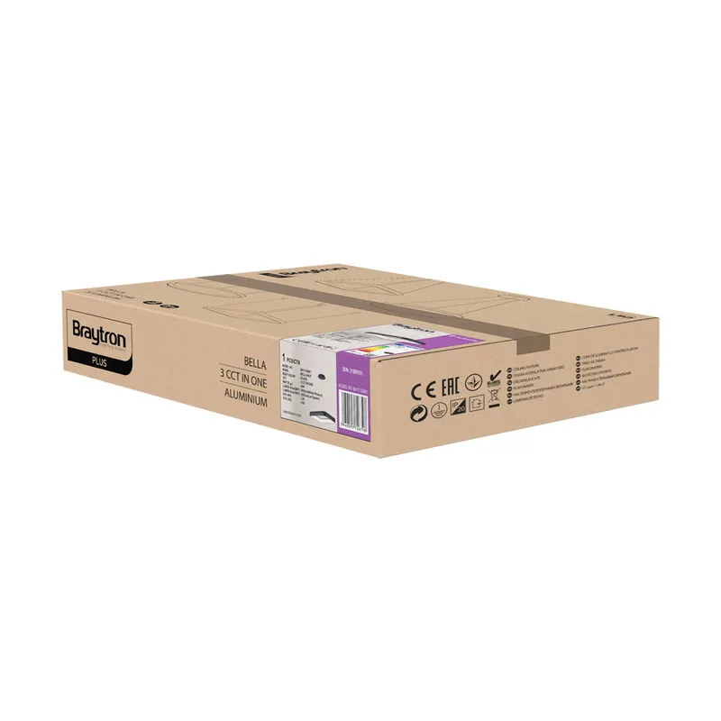 BH17-03981_4 BRY-BELLA-MLP-PD-KVADRATNA-CRNA-46W-3U1-IP20-LED VISILICA BH17-03981 BRAYTRON - Slika 4