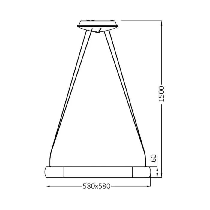 BRY-BELLA-MLP-PD-OKRUGLA-ZLATNA-46W-3U1-IP20-LED VISILICA BH17-03486 BRAYTRON - Slika 4