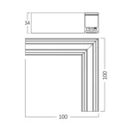 BY41-10611 BRY-M06-SRC03-CR-1-48VDC-CRNI-SLIM-NADGRADNI MAG. KONEKTOR BRAYTRON - Slika 2