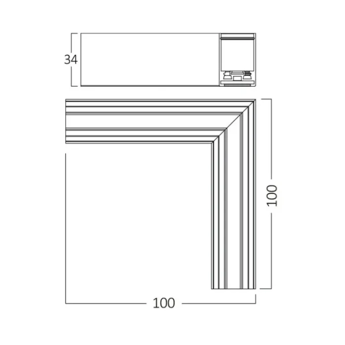 BY41-10611 BRY-M06-SRC03-CR-1-48VDC-CRNI-SLIM-NADGRADNI MAG. KONEKTOR BRAYTRON - Slika 2