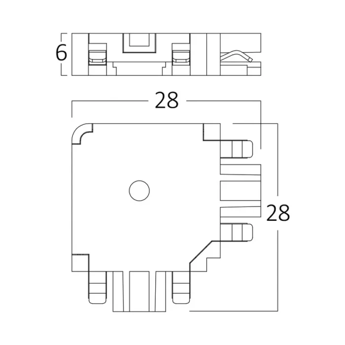 BY41-80021 BRY-M05-SR02-48VDC-CRNI-SLIM-MAGNETNI-L-KONEKTOR BRAYTRON - Slika 2