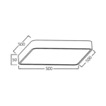 BRY-BLADE-SS-KVADRATNA-BELA-45W-LED PLAFONJERA SA DALJINSKOM KOMANDOM BH16-05290 BRAYTRON - Image 3