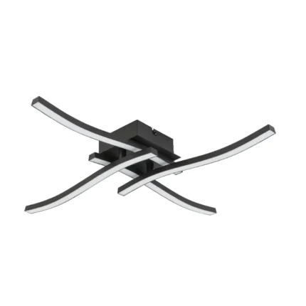 CORA LED PLAFONJERA CRNA 742032 ESTO