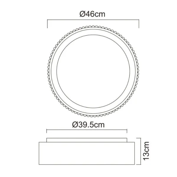 LED-PLAFONSKA-LAMPA-KEMP-15924DW (8) LED PLAFONSKA LAMPA KEMP 15924DW BELA GLOBO LIGHTING - Image 9