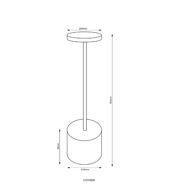 LED-STONA-LAMPA-PAULINA-BELA-210 (6) LED STONA LAMPA POLINA BELA 210190W GLOBO LIGHTING - Slika 7