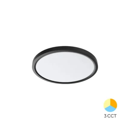 LED plafonjera 20W 3u1 crna BRY-JADE-SLR BP07-00281