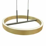 M10943 LED VISILICA 32W 3000K CRNA+BRUSENO ZLATO 3Y MITEA LIGHTING - Image 2