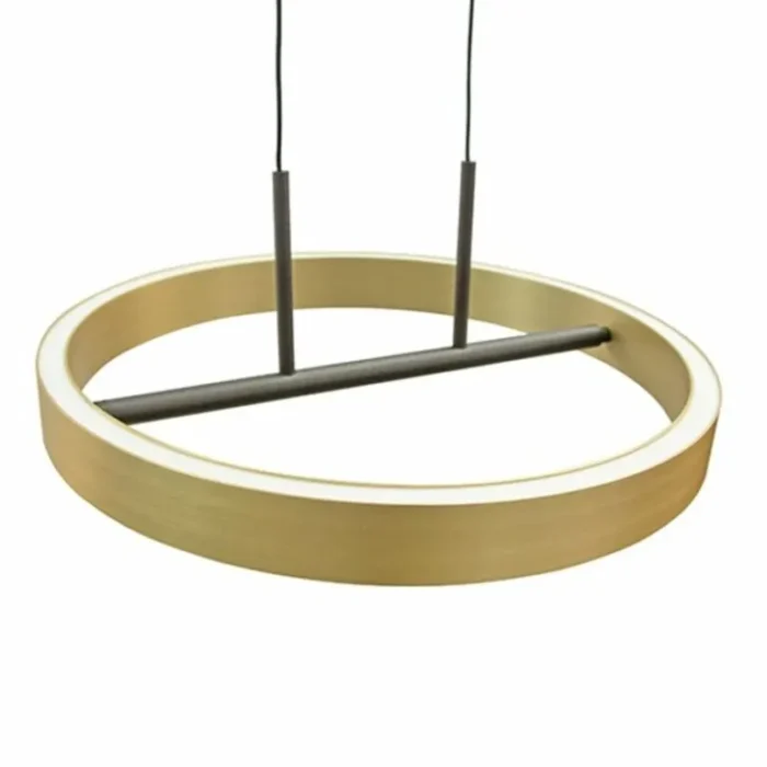 M10943 LED VISILICA 32W 3000K CRNA+BRUSENO ZLATO 3Y MITEA LIGHTING - Image 2