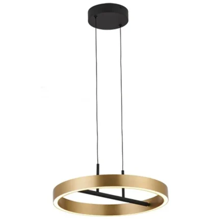 M10943 LED VISILICA 32W 3000K CRNA+BRUSENO ZLATO 3Y MITEA LIGHTING