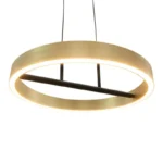 M10944 LED VISILICA 42W 3000K CRNA+BRUSENO ZLATO 3Y MITEA LIGHTING - Image 4
