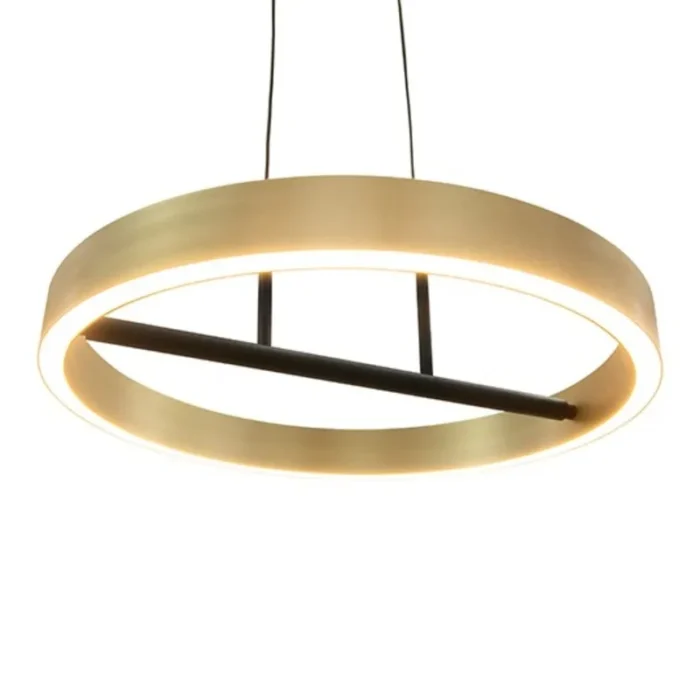 M10944 LED VISILICA 42W 3000K CRNA+BRUSENO ZLATO 3Y MITEA LIGHTING - Image 4