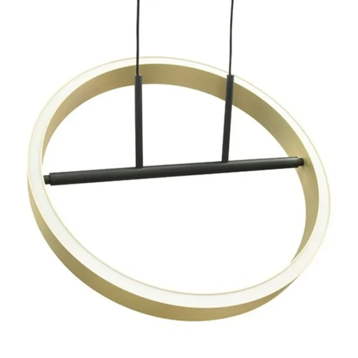 M10944 LED VISILICA 42W 3000K CRNA+BRUSENO ZLATO 3Y MITEA LIGHTING - Image 5