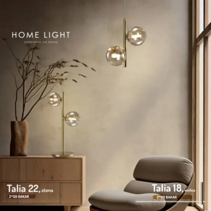 TALIA 18 VISILICA STARO ZLATO 2xG9 HOME LIGHT - Image 3