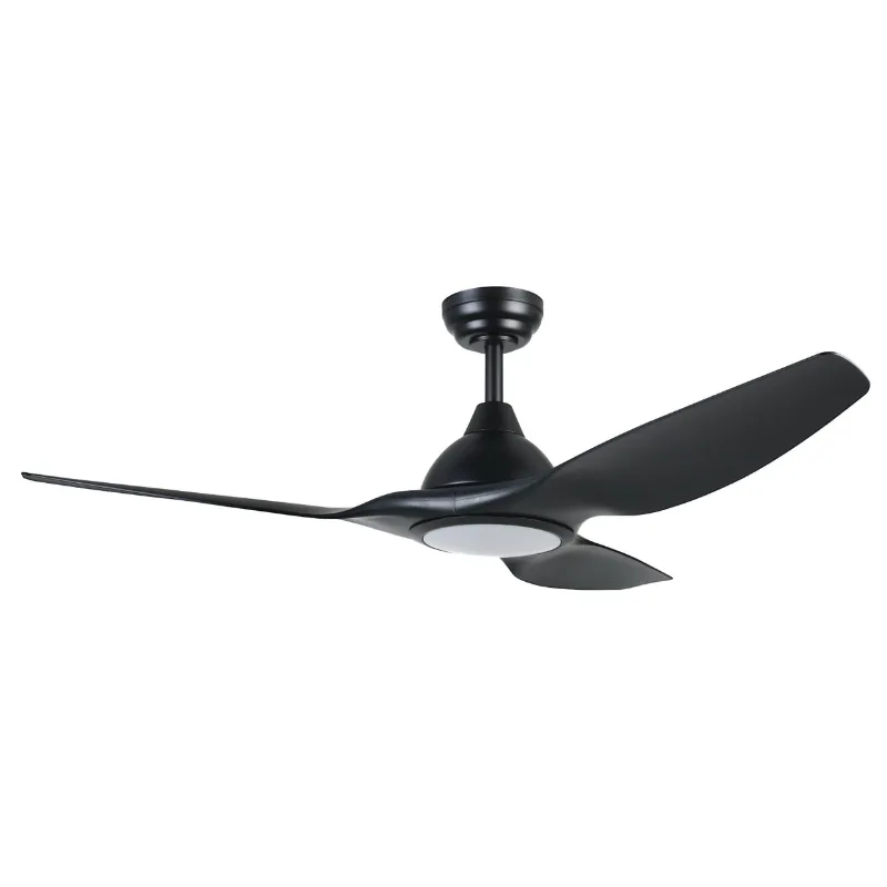 TUNITAS-crni-plafonski-ventilato CRNI PLAFONSKI VENTILATOR TUNITAS SA LED SVETLOM 35127 EGLO - Image 1