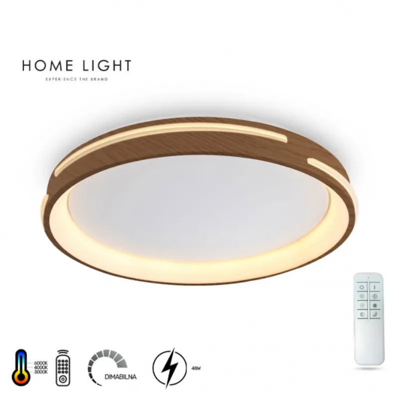 VESTA-655-LED-plafonjera-drvo-48 VESTA 655 LED PLAFONJERA DRVO 48W HOME LIGHT - Slika 1