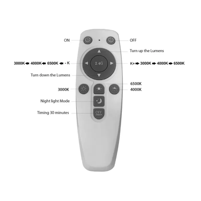 BRY-BLADE-SR-OKRUGLA-DRVO-45W-RMT-LED PLAFONJERA BH16-04297 BRAYTRON - Image 3