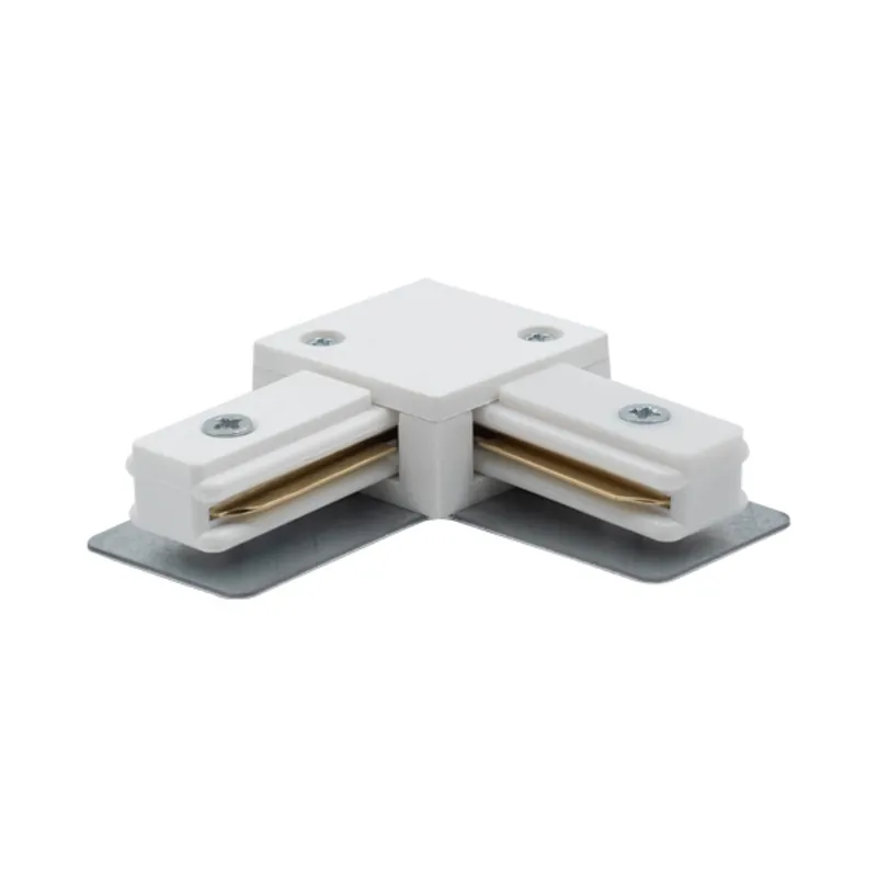 bry-l-2wrs-wht-track-rail-connec MONOFAZNA BELA SPOJNICA L ZA ŠINU BY40-00230 BRAYTRON - Slika 1