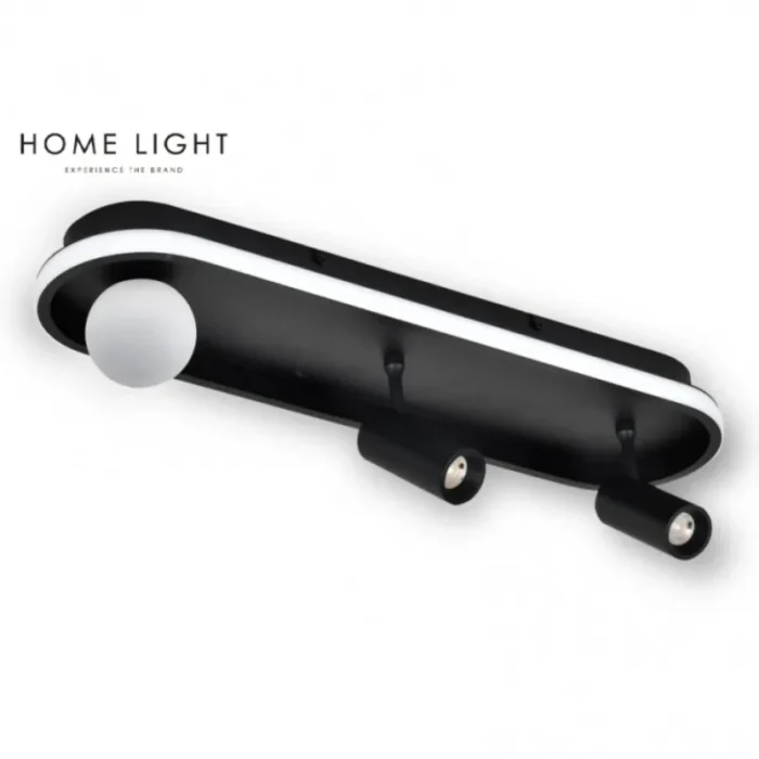 VESTA 479 PLAFONSKA SVETILJKA 18W+2*5W+3W 3000K CRNA HOME LIGHT - Image 1