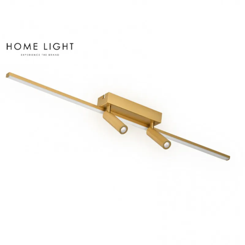nema-proizvoda-1 VESTA 481 PLAFONSKA SVETILJKA 22W+2*3W 3000K BRUŠENO ZLATO HOME LIGHT - Slika 1