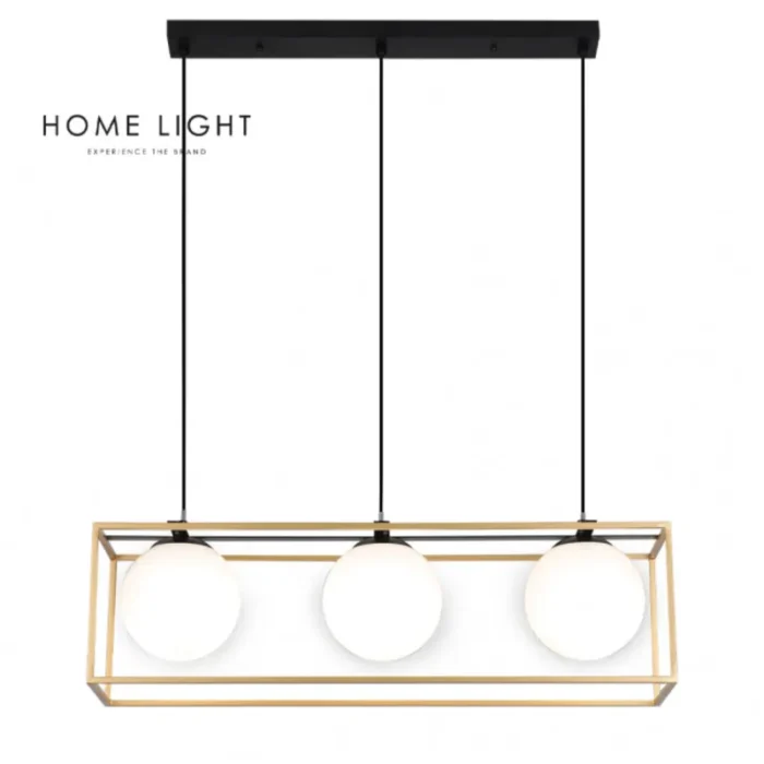 TALIA 72 LUSTER 3XE14 CRNA/ZLATO HOME LIGHT - Image 1