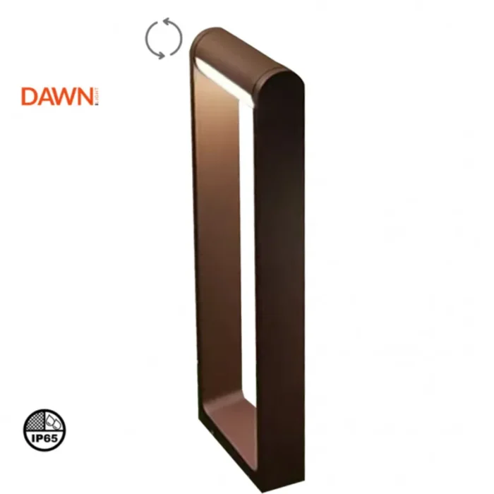 DAWN LED SVETILJKA 0230-600 STUBNA 12W 3000K IP65 CORTEN HOME LIGHT - Image 1
