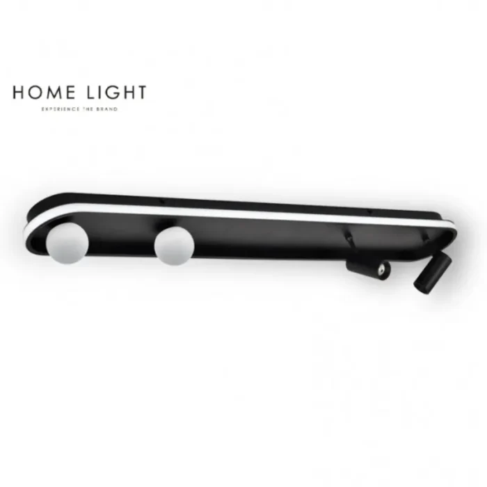 VESTA 480 PLAFONSKA SVETILJKA 34W+2*5W+2*3W 3000K CRNA HOME LIGHT - Image 1