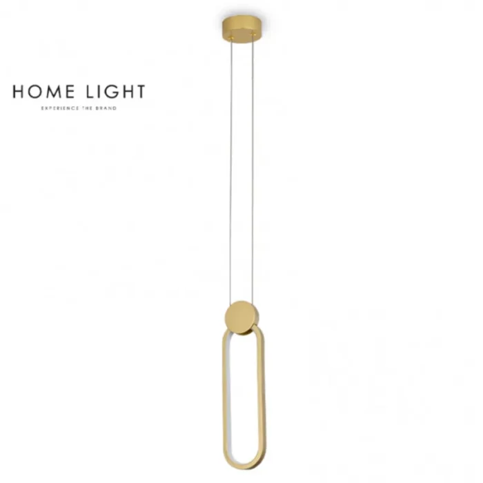 VESTA 469 VISILICA 15W 3000K BRUŠENO ZLATO HOME LIGHT - Image 1