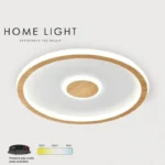 VESTA 523 PLAFONSKA SVETILJKA 40W 3000/4500/6000K SVETLO DRVO (Ø 400) HOME LIGHT