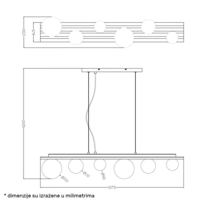 ALIA 64 LUSTER 6*G9 DRVO HOME LIGHT - Image 3