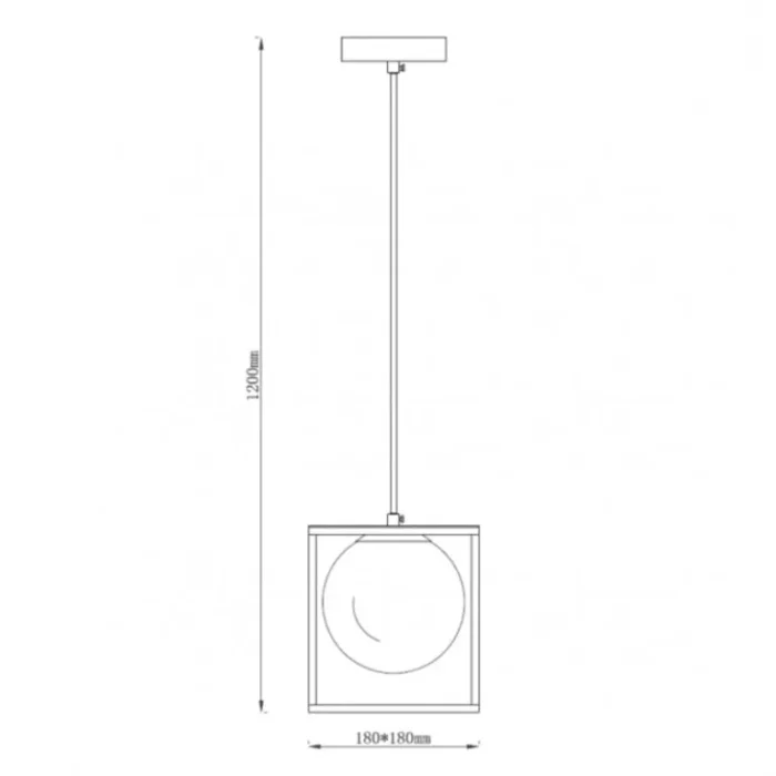 TALIA 73 VISILICA 1XE14 CRNA/ZLATO HOME LIGHT - Image 2