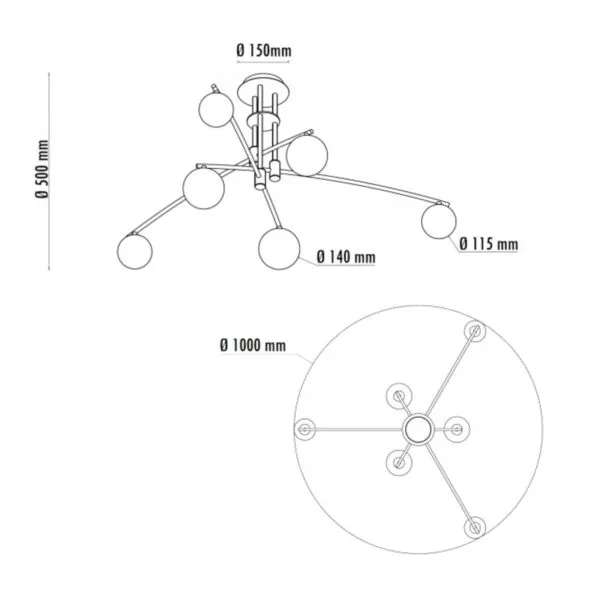 vesta-376-luster-6g9-mesing-2-60 VESTA 376 LUSTER 6*G9 MESING HOME LIGHT - Slika 2