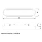 VESTA 529 PLAFONSKA SVETILJKA 24W 3000/4500/6000K TAMNO DRVO HOME LIGHT - Image 2